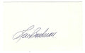 AUTOGRAPHED SIGNED LOU BOUDREAU 3x5 Index card