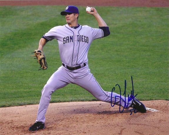 AUTOGRAPHED CORY LUEBKE 8X10 San Diego Padres photo