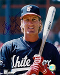AUTOGRAPHED  photo STEVE LYONS Chicago White Sox