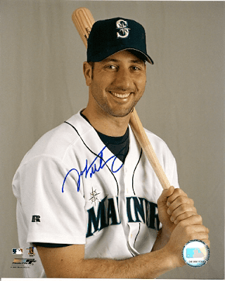 AUTOGRAPHED JOHN MABRY Seattle Mariners Photo