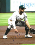 AUTOGRAPHED VIMAEL MACHIN 8x10 Oakland A's Photo