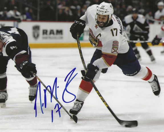 Autographed DEREK MACKENZIE 8x10 Florida Panthers Photo