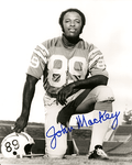 Autographed JOHN MACKEY 8x10 San Diego Chargers Photo