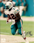Autographed JERRIS MCPHAIL Miami Dolphins  photo