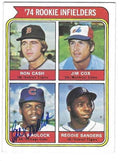 Autographed BILL MADLOCK Chicago Cubs 1974 Topps Card