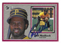 Autographed Bill Madlock Pittsburgh Pirate 1983 Donruss Action All Star Card #30