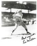 AUTOGRAPHED LES MALLON 8X10 Boston Braves photo