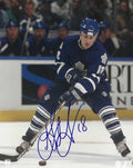Autographed ALYN MCCAULEY 8x10 Toronto Maple Leafs Photo