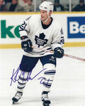 Autographed KIRK MULLER 8x10 Toronto Maple Leafs Photo