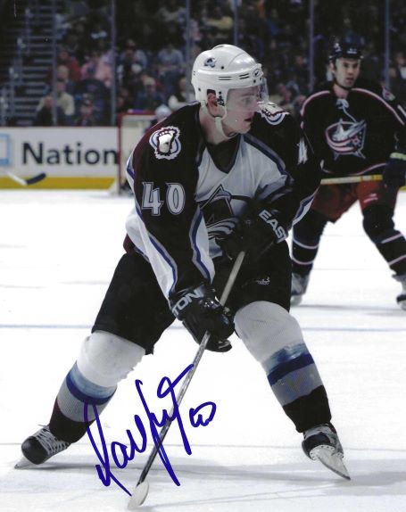Autographed MAREK SVATOS 8x10 Colorado Avalanche Photo