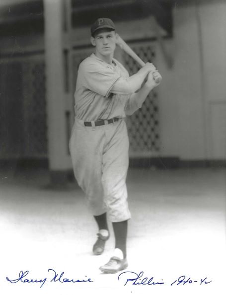 AUTOGRAPHED HARRY MARNIE 8x10 Philadelphia Phillies Photo