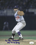 AUTOGRAPHED DR MIKE MARSHALL "1974 NL Cy Young" 8X10 Los Angeles Dodgers photo JSA