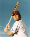 AUTOGRAPHED LOU MARSON 8x10 Philadelphia Phillies Photo