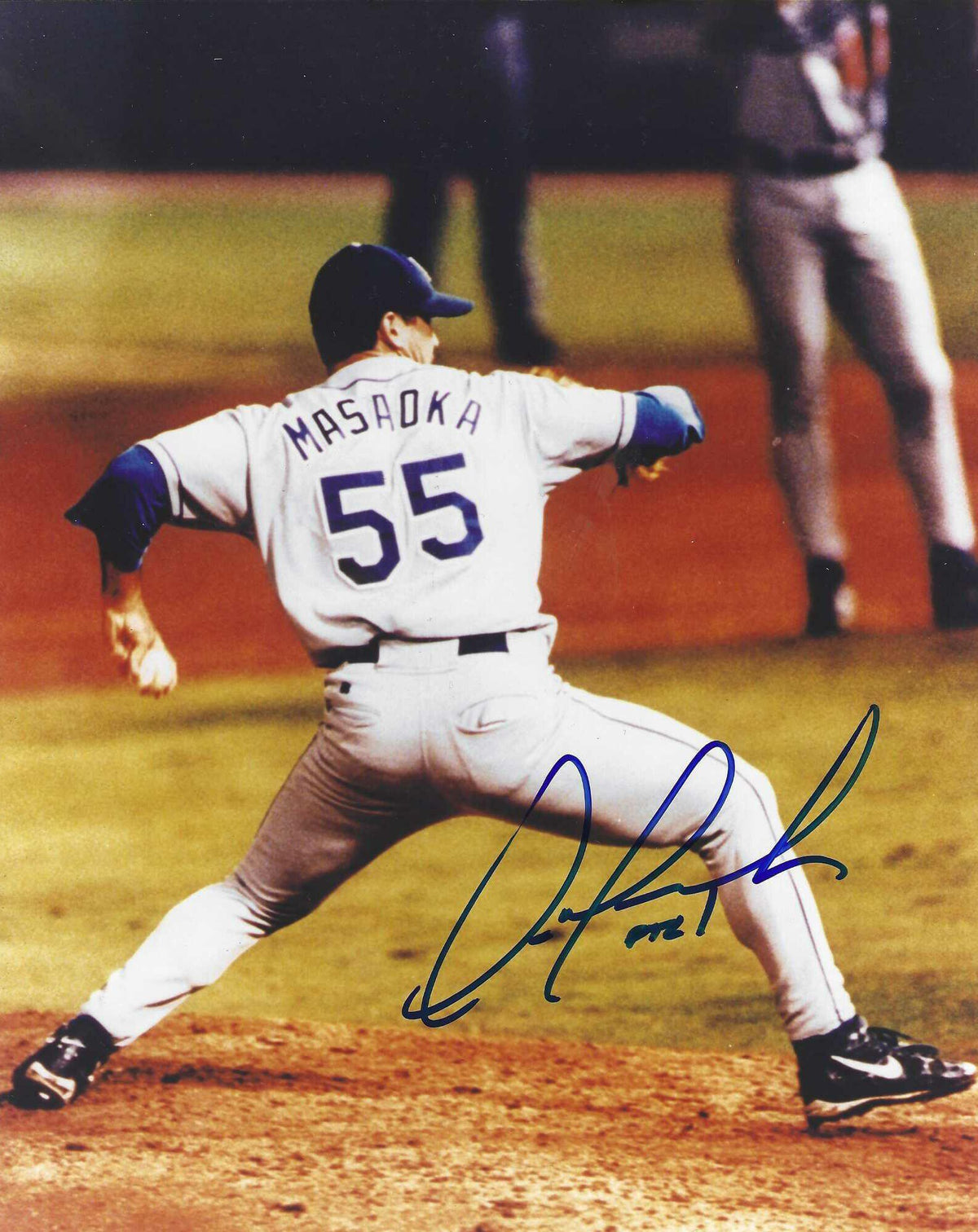 AUTOGRAPHED ONAN MASAOKA 8X10 Los Angeles Dodgers photo