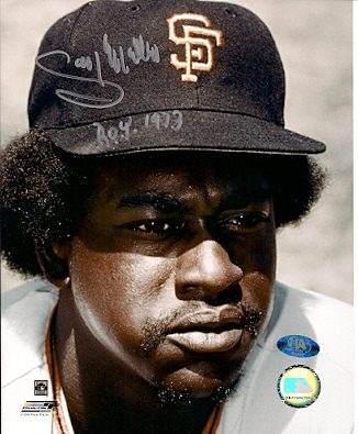 AUTOGRAPHED GARY MATTHEWS San Francisco Giants Photo