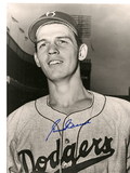 AUTOGRAPHED GENE MAUCH 8x10 Brooklyn Dodgers photo
