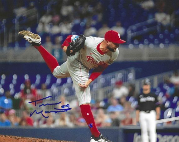 AUTOGRAPHED TIM MAYZA Philadelphia Phillies 8x10 Photo
