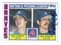 Autographed CRAIG MCMURTRY Atlanta Braves 1984 Topps Card
