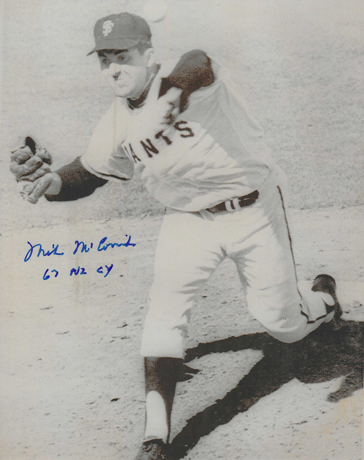 Autographed Mike McCormick San Francisco Giants 8x10 Photo