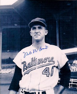AUTOGRAPHED  photo MIKE MCCORMICK Baltimore Orioles