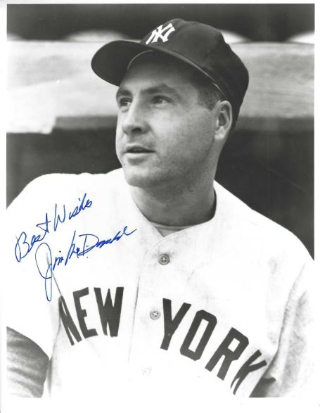 AUTOGRAPHED JIM MCDONALD 8x10 New York Yankees Photo