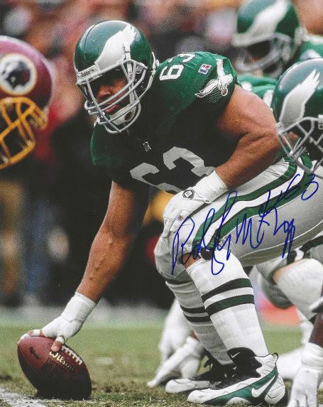 Autographed  RALEIGH MCKENZIE 8X10 Philadelphia Eagles Photo
