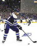 Autographed ADAM MCQUAID 8X10 Pittsburgh Penguins Photo