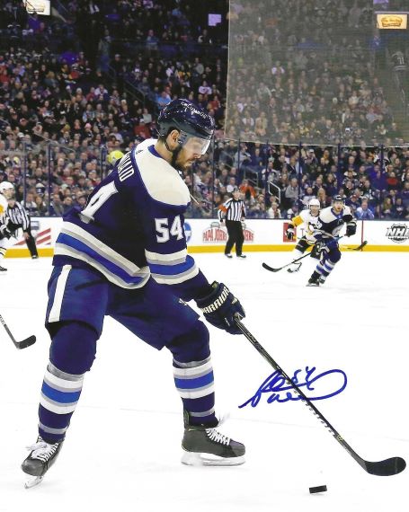 Autographed ADAM MCQUAID 8X10 Pittsburgh Penguins Photo