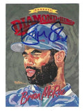 Autographed BRIAN MCRAE 1994 Donruss Diamond King