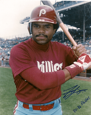 AUTOGRAPHED  FRANCISCO MELENDEZ 8x10 Philadelphia Phillies Photo