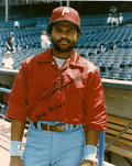 AUTOGRAPHED  FRANCISCO MELENDEZ  photo  Philadelphia Phillies