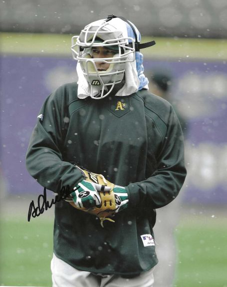 AUTOGRAPHED ADAM MELHUSE 8X10 photo Oakland A's