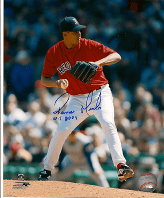 AUTOGRAPHED RAMIRO MENDOZA 8x10 Boston Red Sox photo