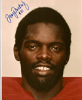 Autographed TERRY METCALF 8X10 St. Louis Cardinals Photo