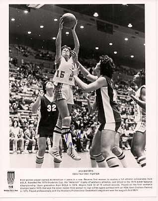 Autographed ANN MEYERS 8X10 UCLA photo