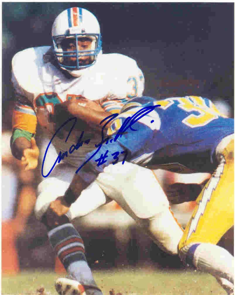 AUTOGRAPHED ANDRA FRANKLIN 8x10 Miami Dolphins Photo