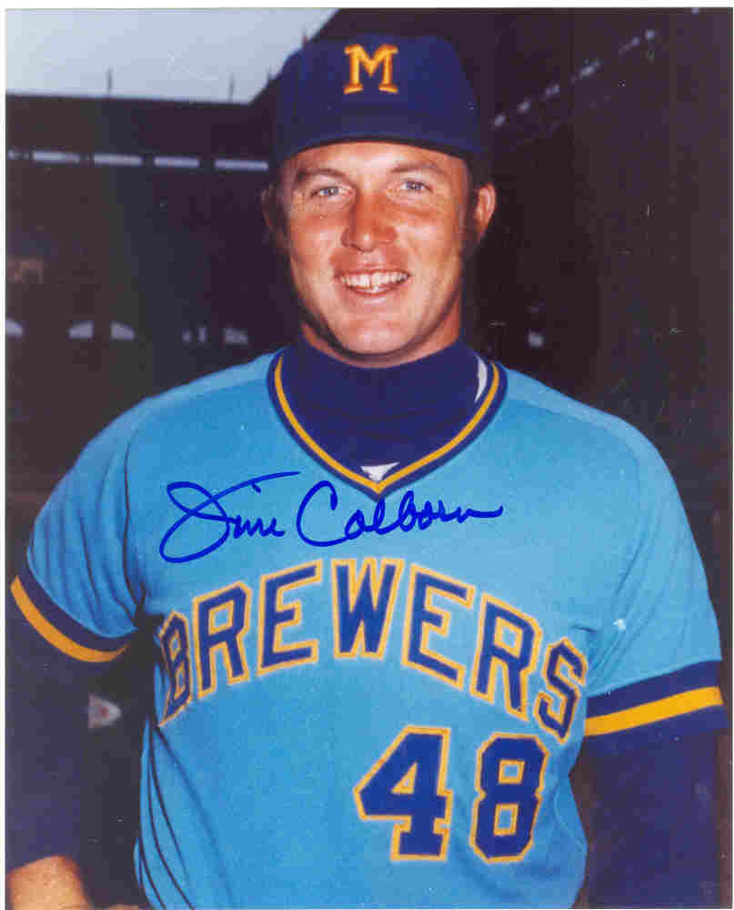 AUTOGRAPHED JIM COLBORN 8X10 Milwaukee Brewers Photo
