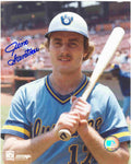 AUTOGRAPHED JIM GANTNER 8x10 Milwaukee Brewers Photo