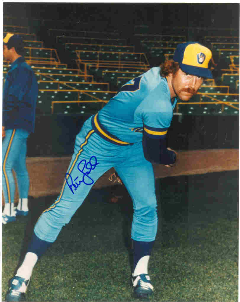 AUTOGRAPHED PETE LADD 8x10 Milwaukee Brewers Photo