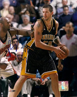 Autographed BRAD MILLER Indiana Pacers Photo
