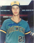 AUTOGRAPHED BILLY TRAVERS 8x10 Milwaukee Brewers Photo