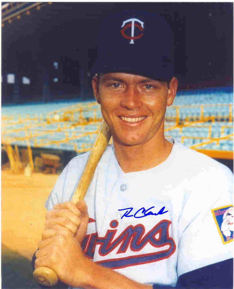 AUTOGRAPHED SIGNED photo RON CLARK Minnesota Twins