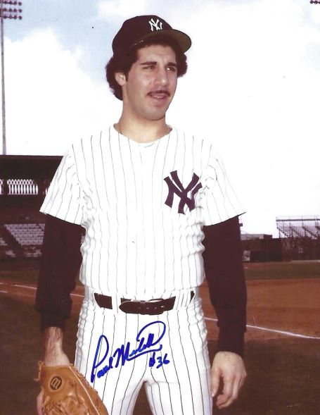 AUTOGRAPHED PAUL MIRABELLA 8x10 New York Yankees Photo