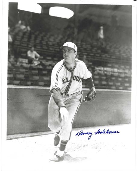 AUTOGRAPHED DENNY GALEHOUSE  8x10 St. Louis Browns Photo