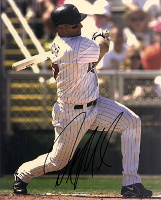 AUTOGRAPHED DUSTIN MOHR -  Minnesota Twins photo