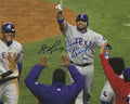 AUTOGRAPHED BENJI MOLINA "90 AL Champs" 8x10 Texas Rangers Photo