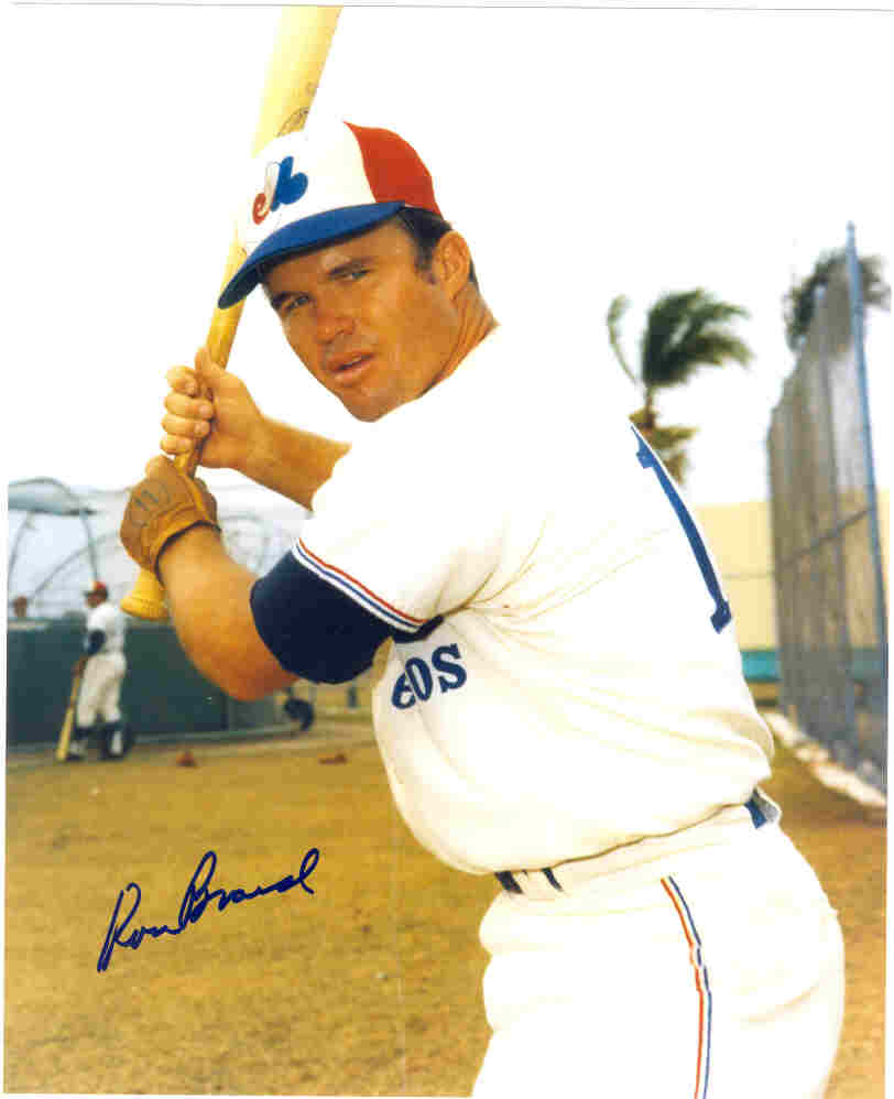 AUTOGRAPHED SIGNED photo RON BRAND Montreal Expos
