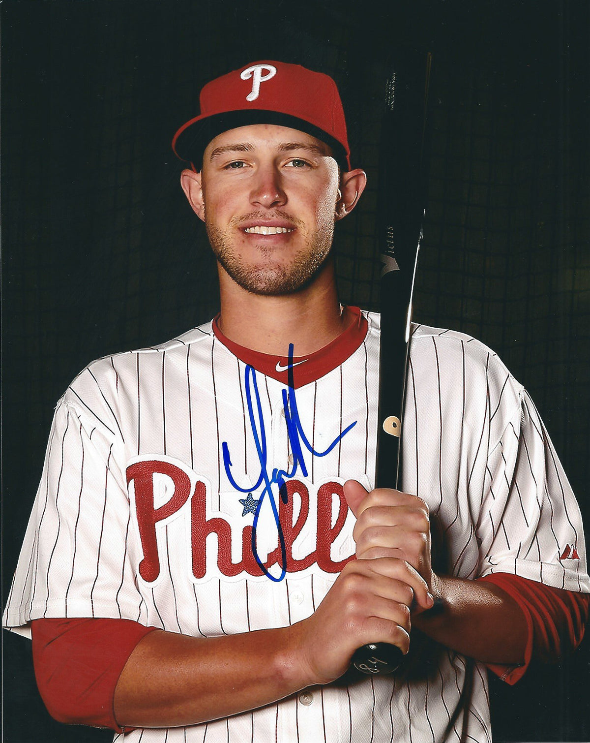 AUTOGRAPHED LOGAN MOORE 8X10 Philadelphia Phillies Photo