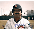 AUTOGRAPHED JERRY MORALES 8x10 Chicago Cubs Photo