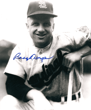 AUTOGRAPHED  BOBBY MORGAN St. Louis Cardinals photo